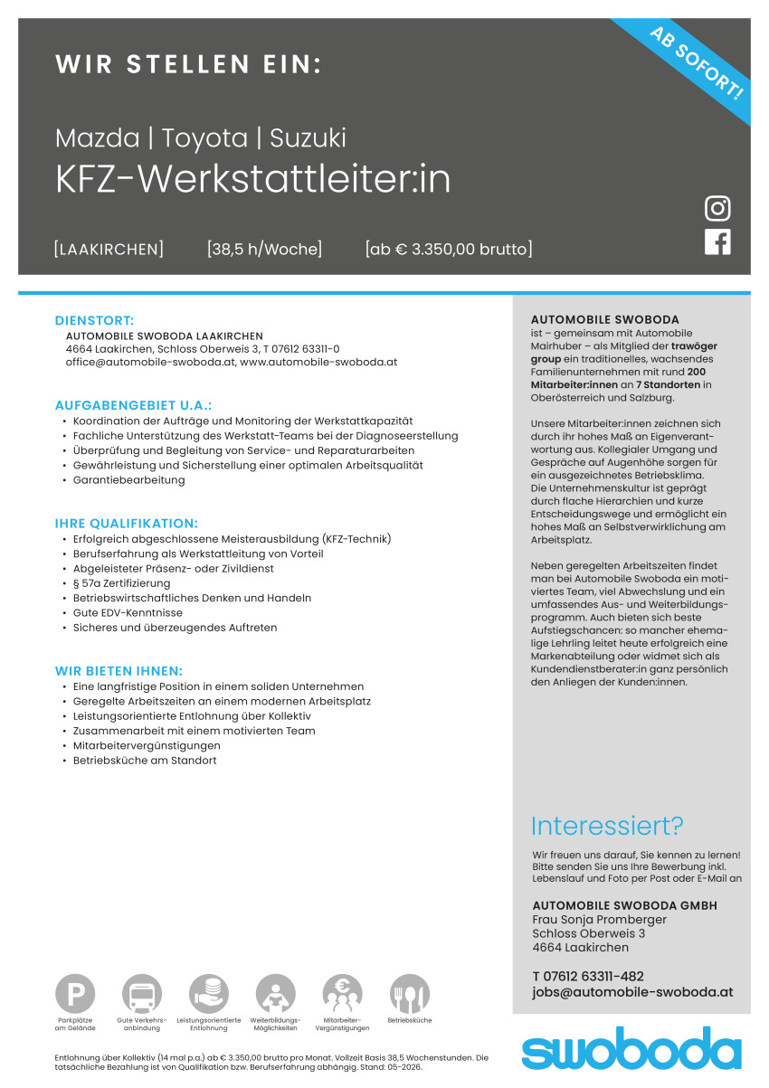 KFZ-Werkstattleiter:in