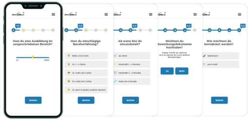 Wir sind die erste regionale Jobbörse mit integriertem Bewerbungsfunnel